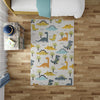 Playful Patterns Collection Area Rug -  Pastiche Rectangle Ivory  lifestyle 19