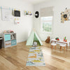 Playful Patterns Collection Area Rug -  Pastiche Runner Ivory  lifestyle 55