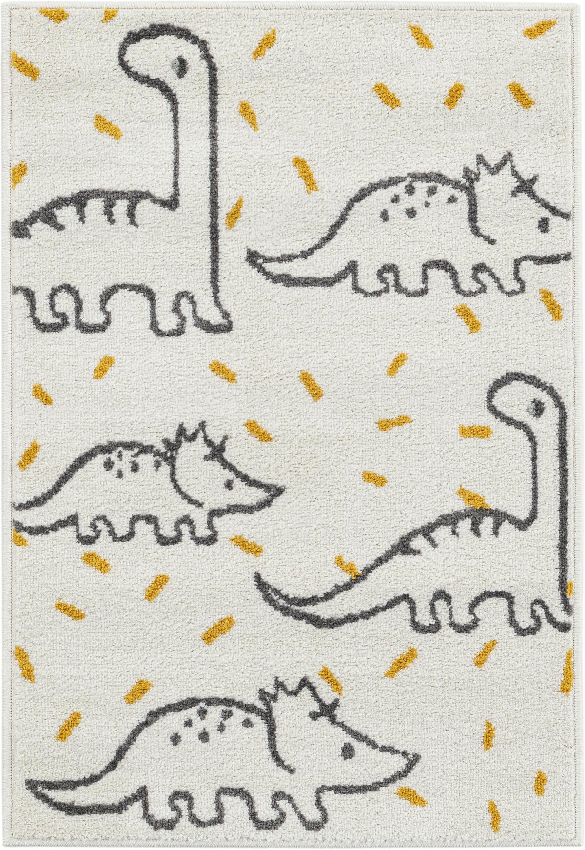 Playful Patterns Collection Area Rug -  Jamboree Rectangle Ivory Main