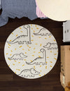 Wonder Tykes Collection Area Rug -  Jamboree Round Ivory  lifestyle 30