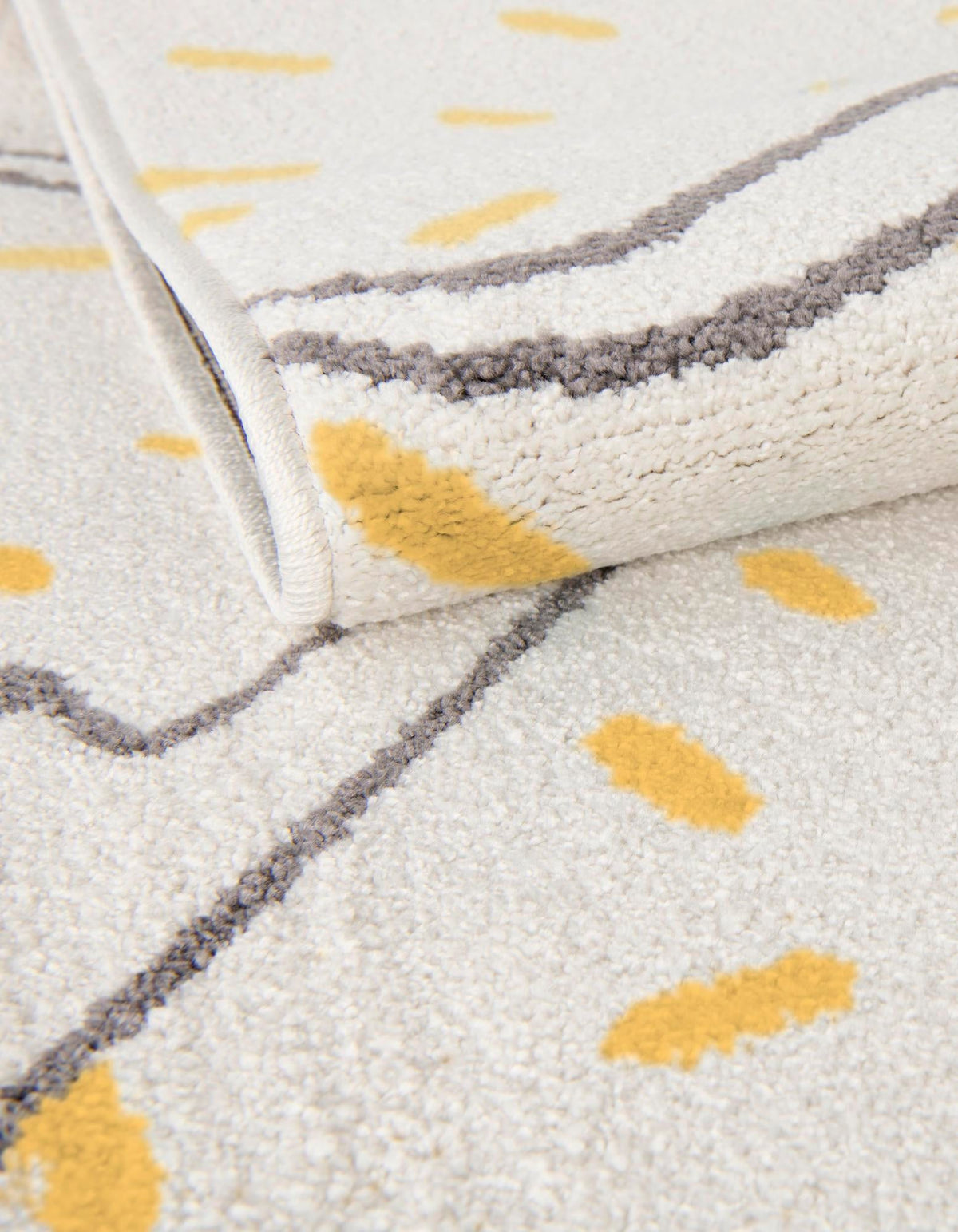 Playful Patterns Collection Area Rug -  Jamboree Rectangle Ivory  lifestyle 6