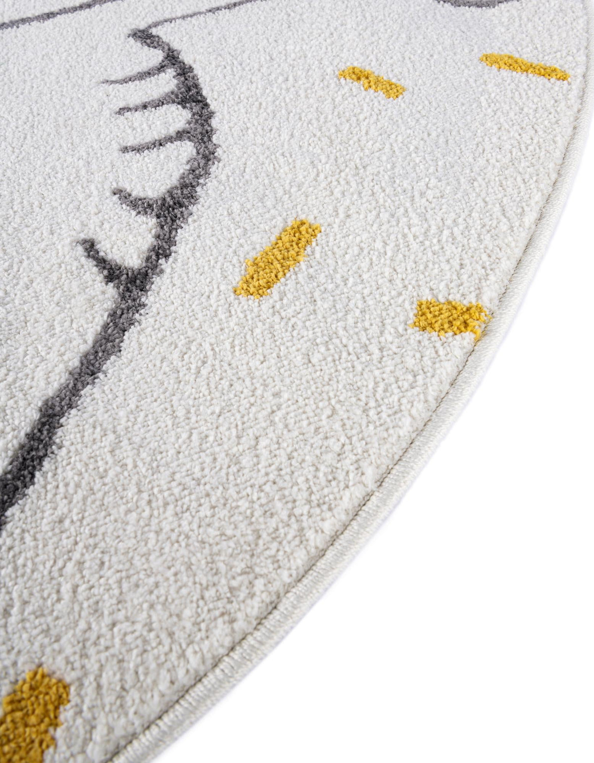 Wonder Tykes Collection Area Rug -  Jamboree Round Ivory  lifestyle 58