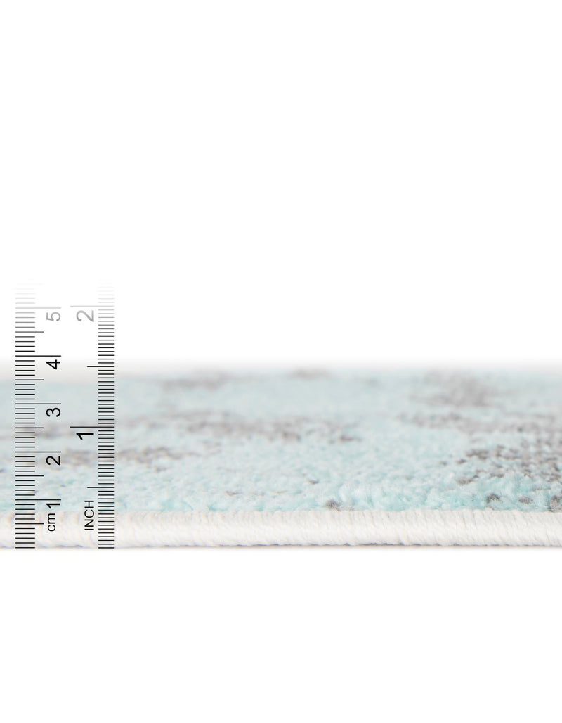 Playful Patterns Collection Area Rug -  Zany Rectangle Red and Blue  lifestyle 5