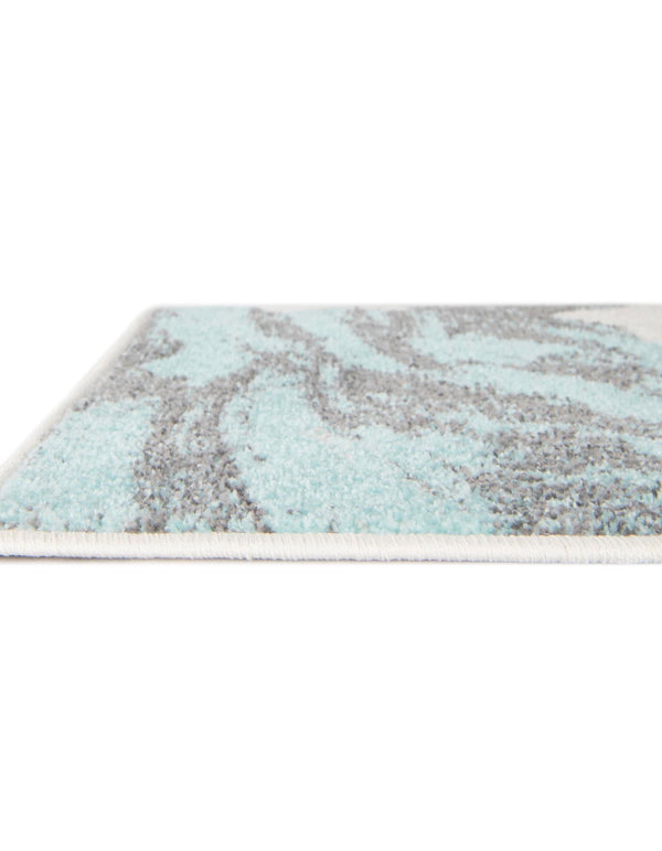 Playful Patterns Collection Area Rug -  Zany Rectangle Red and Blue  lifestyle 7