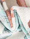 Playful Patterns Collection Area Rug -  Zany Rectangle Red and Blue  lifestyle 8