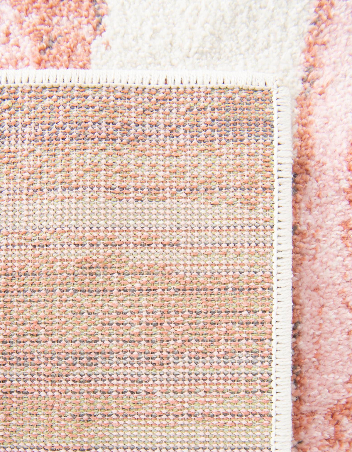 Playful Patterns Collection Area Rug -  Zany Rectangle Red and Blue  lifestyle 9