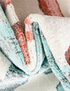 Playful Patterns Collection Area Rug -  Zany Round Red and Blue  lifestyle 35