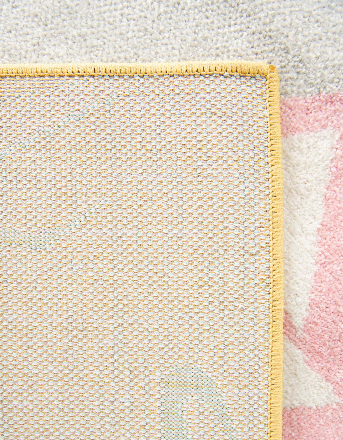 Playful Patterns Collection Area Rug -  Whimsical Rectangle Yellow  lifestyle 9