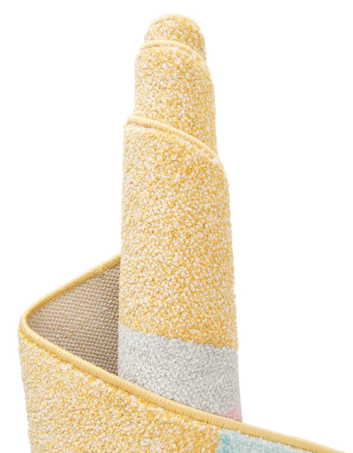Playful Patterns Collection Area Rug -  Whimsical Rectangle Yellow  lifestyle 11