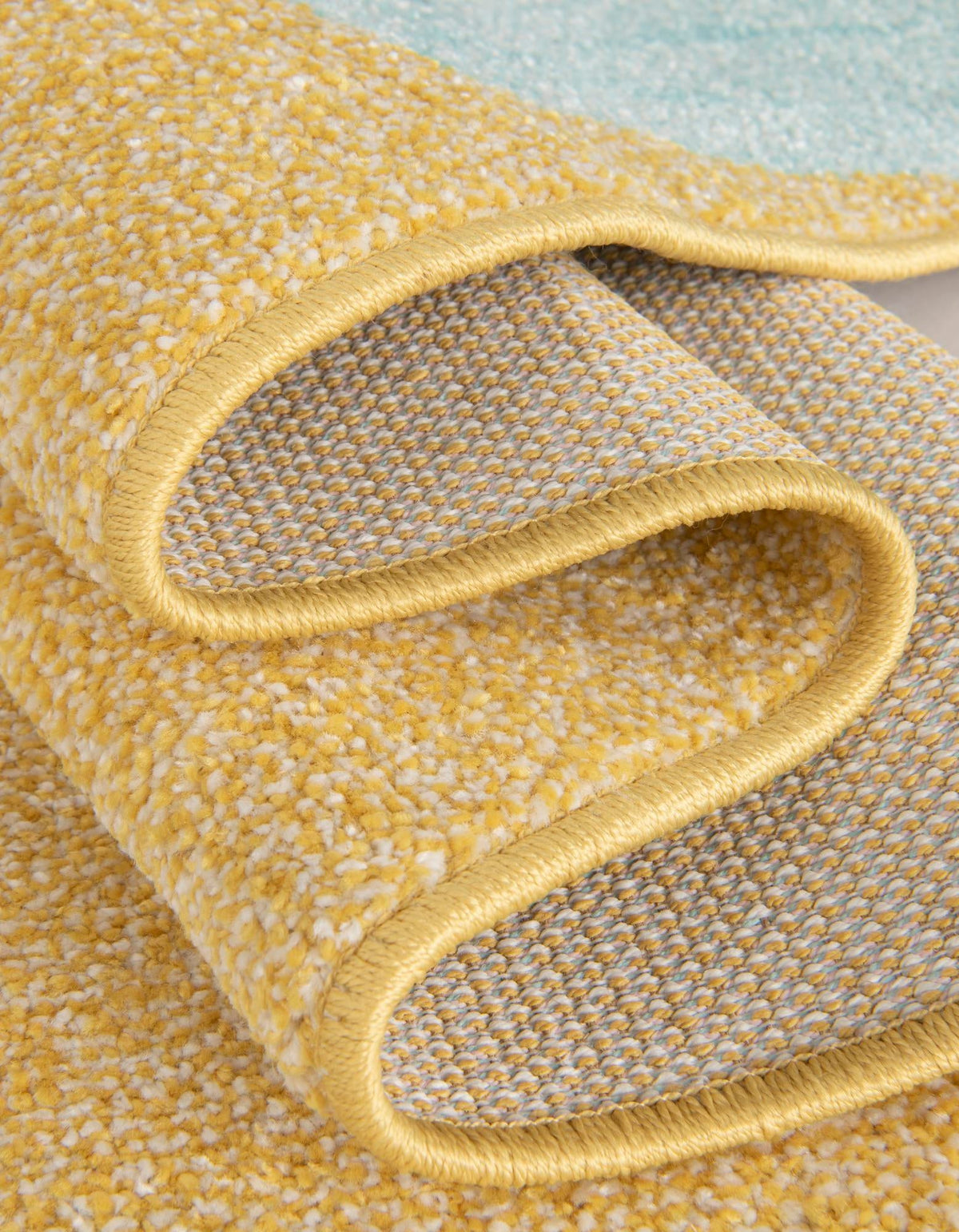 Playful Patterns Collection Area Rug -  Whimsical Rectangle Yellow  lifestyle 13