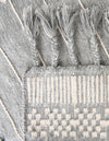 Sustainable Nomad Terrace Collection Area Rug - Reef Rectangle Cool Gray  lifestyle 94