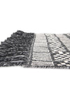 Sustainable Nomad Terrace Collection Area Rug - Reef Rectangle Charcoal Black  lifestyle 83
