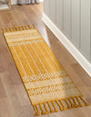 Sustainable Nomad Terrace Collection Area Rug - Reef Runner Mustard Yellow  lifestyle 61