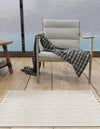 Sustainable Nomad Terrace Collection Area Rug - Reef Rectangle Ivory  lifestyle 8