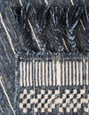 Sustainable Nomad Terrace Collection Area Rug - Reef Rectangle Navy Blue  lifestyle 103