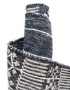 Sustainable Nomad Terrace Collection Area Rug - Reef Rectangle Navy Blue  lifestyle 115