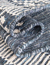 Sustainable Nomad Terrace Collection Area Rug - Reef Rectangle Navy Blue  lifestyle 127