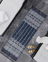 Sustainable Nomad Terrace Collection Area Rug - Reef Runner Navy Blue  lifestyle 161