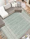 Sustainable Nomad Terrace Collection Area Rug - Reef Rectangle Sea Green  lifestyle 31