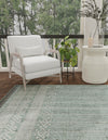 Sustainable Nomad Terrace Collection Area Rug - Reef Rectangle Sea Green  lifestyle 38