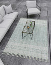 Sustainable Nomad Terrace Collection Area Rug - Reef Rectangle Sea Green  lifestyle 50