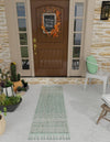Sustainable Nomad Terrace Collection Area Rug - Reef Runner Sea Green  lifestyle 48