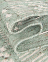 Sustainable Nomad Terrace Collection Area Rug - Reef Runner Sea Green  lifestyle 96