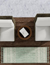 Sustainable Nomad Terrace Collection Area Rug - Reef Runner Sea Green  lifestyle 100