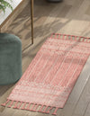 Sustainable Nomad Terrace Collection Area Rug - Reef Runner SOFT PINK  lifestyle 49