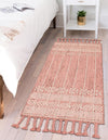 Sustainable Nomad Terrace Collection Area Rug - Reef Runner SOFT PINK  lifestyle 55
