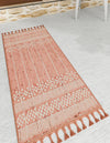 Sustainable Nomad Terrace Collection Area Rug - Reef Runner SOFT PINK  lifestyle 58