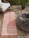 Sustainable Nomad Terrace Collection Area Rug - Reef Runner SOFT PINK  lifestyle 62