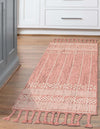 Sustainable Nomad Terrace Collection Area Rug - Reef Runner SOFT PINK  lifestyle 64