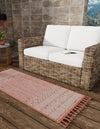 Sustainable Nomad Terrace Collection Area Rug - Reef Runner SOFT PINK  lifestyle 66