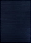 Auckland Stripes Wool Collection Area Rug - Waitomo Rectangle Navy Blue Main