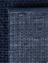 Auckland Stripes Wool Collection Area Rug - Waitomo Rectangle Navy Blue  lifestyle 46