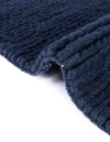 Auckland Stripes Wool Collection Area Rug - Waitomo Rectangle Navy Blue  lifestyle 49