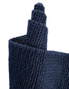 Auckland Stripes Wool Collection Area Rug - Waitomo Rectangle Navy Blue  lifestyle 52