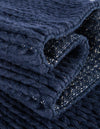 Auckland Stripes Wool Collection Area Rug - Waitomo Rectangle Navy Blue  lifestyle 58