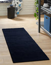 Lana Tasmanian Wool Collection Area Rug - Waitomo Runner Navy Blue  lifestyle 117