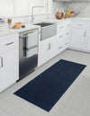 Auckland Stripes Wool Collection Area Rug - Waitomo Runner Navy Blue  lifestyle 118