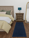 Auckland Stripes Wool Collection Area Rug - Waitomo Runner Navy Blue  lifestyle 126
