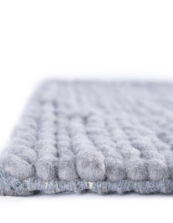 Auckland Stripes Wool Collection Area Rug - Waitomo Rectangle Space Gray  lifestyle 41