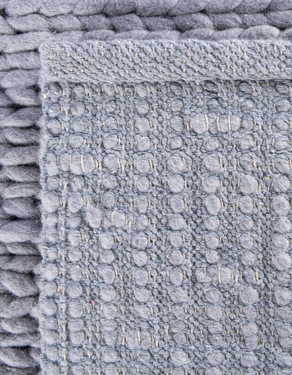 Auckland Stripes Wool Collection Area Rug - Waitomo Rectangle Space Gray  lifestyle 47