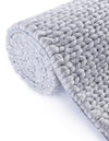 Auckland Stripes Wool Collection Area Rug - Waitomo Rectangle Space Gray  lifestyle 56