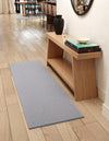 Auckland Stripes Wool Collection Area Rug - Waitomo Runner Space Gray  lifestyle 74