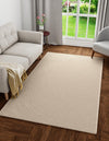 Auckland Stripes Wool Collection Area Rug - Waitomo Rectangle Taupe  lifestyle 7