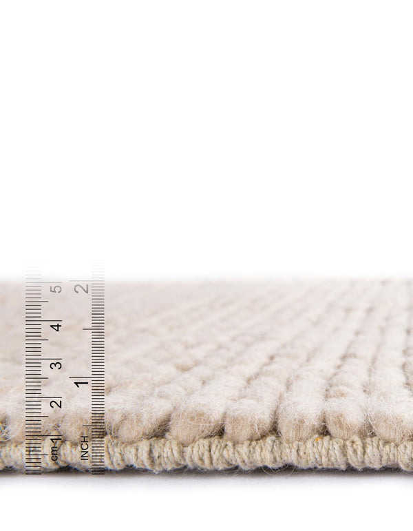 Auckland Stripes Wool Collection Area Rug - Waitomo Rectangle Taupe  lifestyle 47