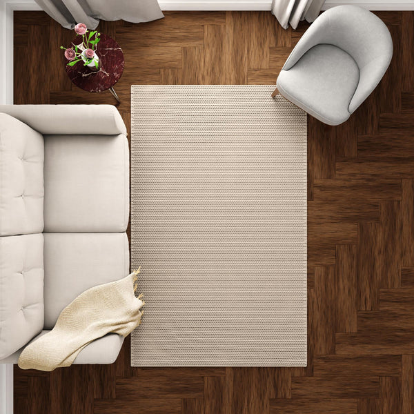 Auckland Stripes Wool Collection Area Rug - Waitomo Rectangle Taupe  lifestyle 96