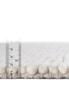 Auckland Stripes Wool Collection Area Rug - Waitomo Rectangle Ivory  lifestyle 36